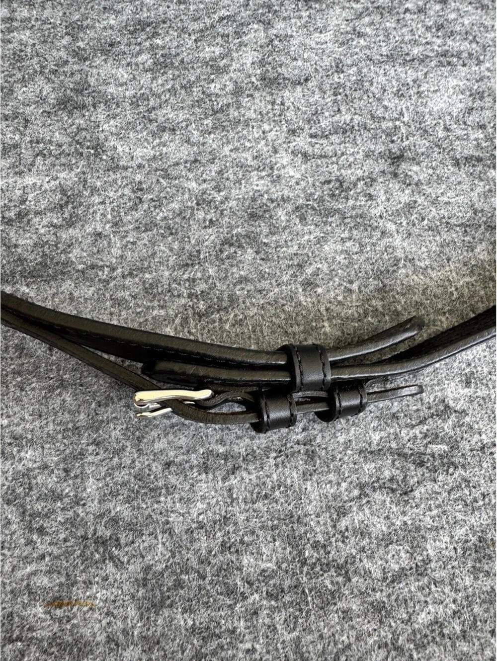 Hanks Belts Black Leather Belt Size 50 USA Made Heavy Duty 100 Year Belt